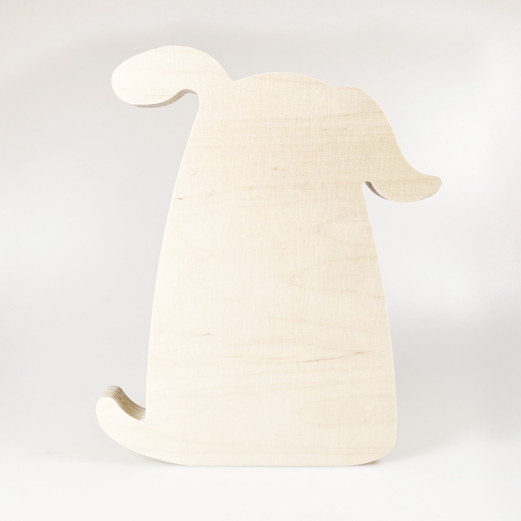 Holzbild "Hund" shape, groß