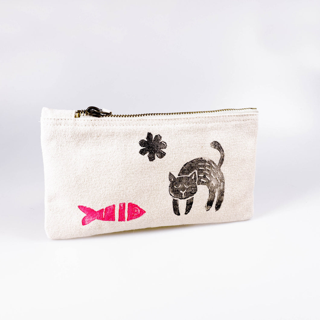 Cosmetic bag 'Lucky Cat'