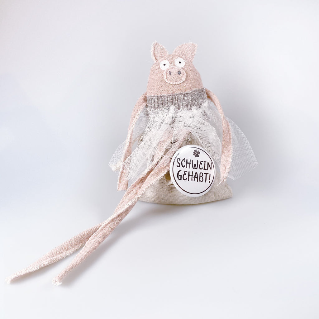 Glücksschwein im Sack „Pippa“