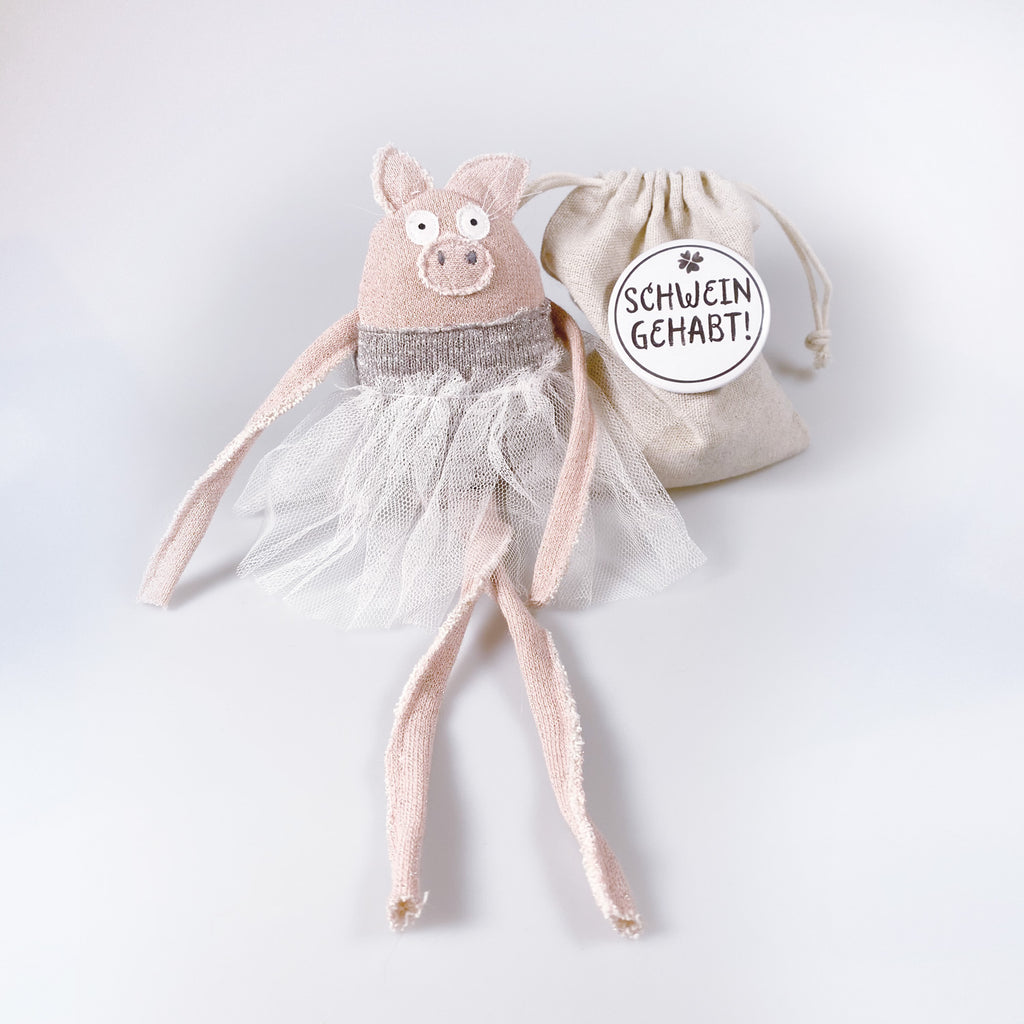 Glücksschwein im Sack „Pippa“