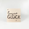 Holzpostkarte “Ganz viel Glück“